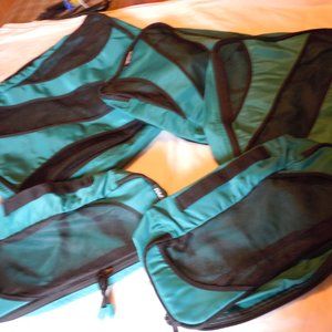 BAGAIL 2 SETS = 6 PACKING CUBES Double Pull Zip, LG/MED/SM, 2 each